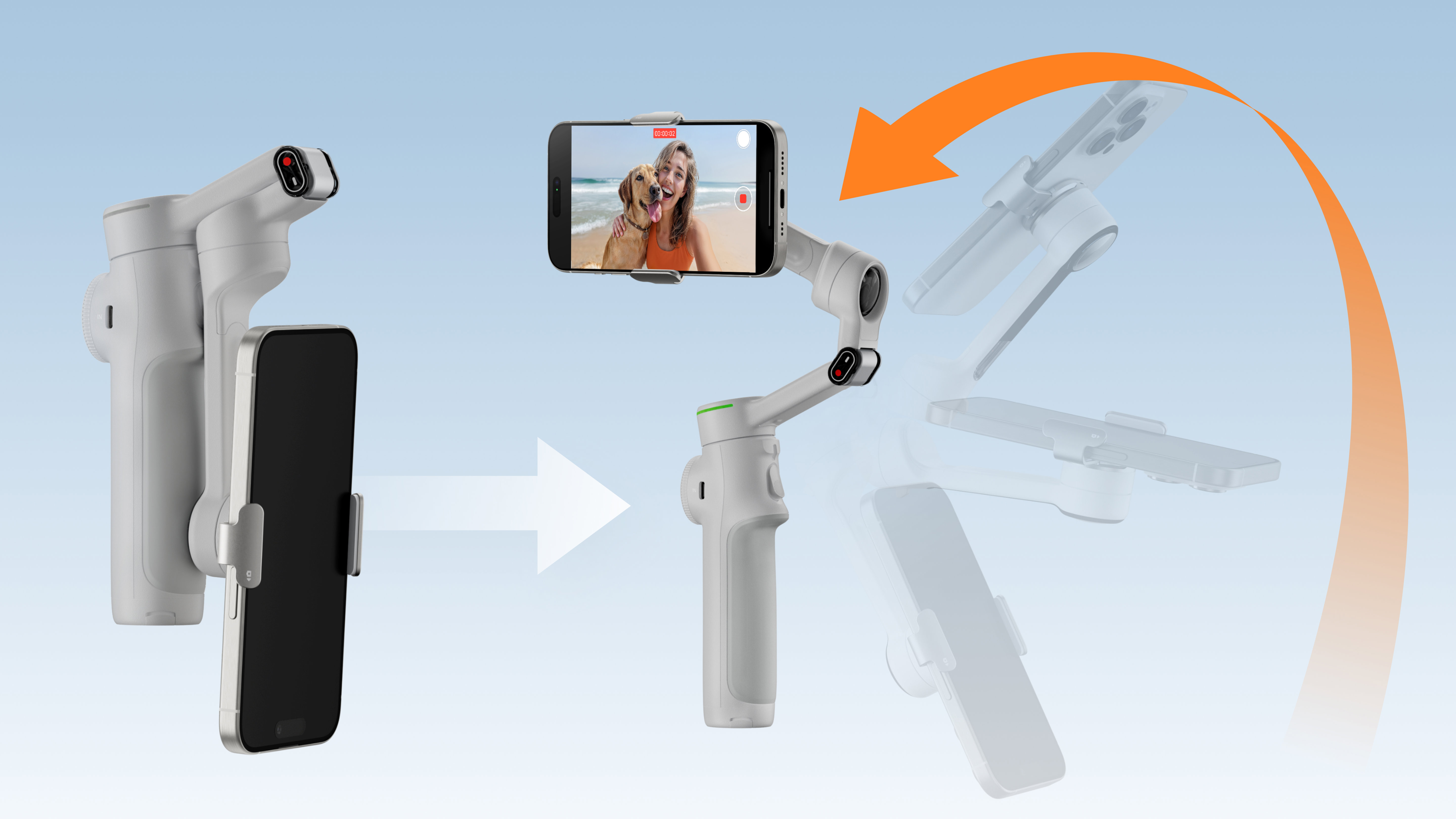 Insta360 Flow 2 Pro Standard Bundle / Stone Gray stabilizátor