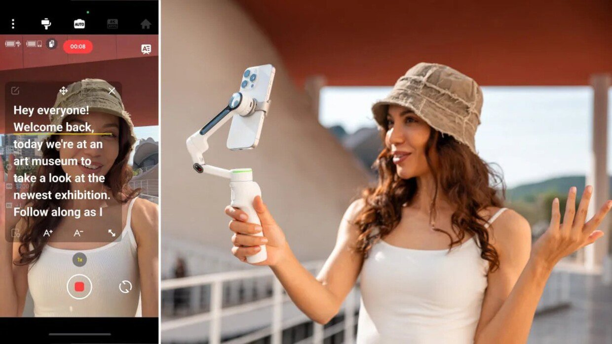 Insta360 Flow 2 Pro Creator Bundle / Stone Grey stabilizátor
