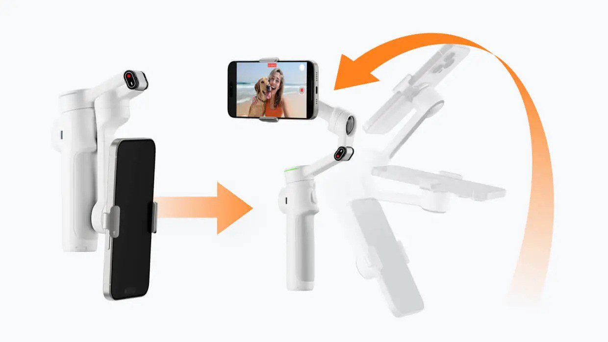 Insta360 Flow 2 Pro Creator Bundle / Stone Grey stabilizátor