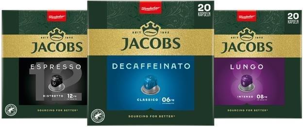 Jacobs Wunderbar MixPack koffeinmentes Nespresso®* Original 60 darab