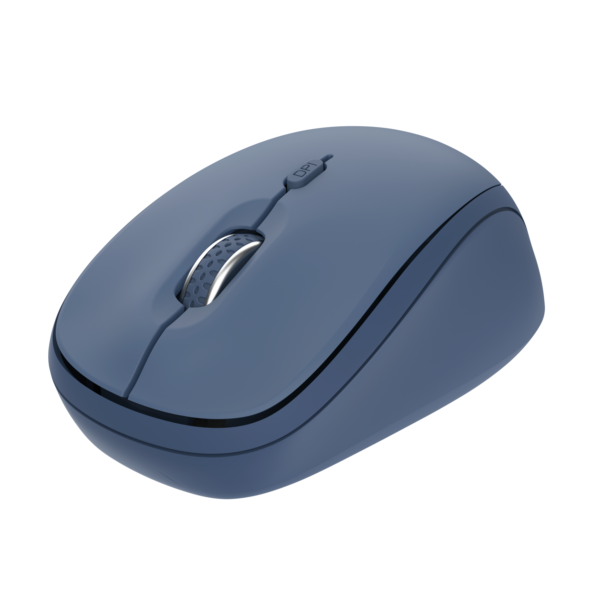 Trust Yvi+ Multi-Device Wireless-Bluetooth Silent Mouse, kék