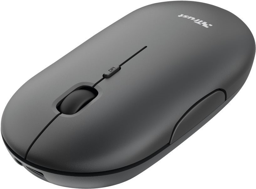 Trust Puck Wireless BT Silent Mouse fekete egér