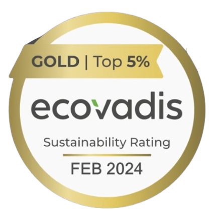 Az ECOVADIS Gold 2024 fenntarthatósági minősítése