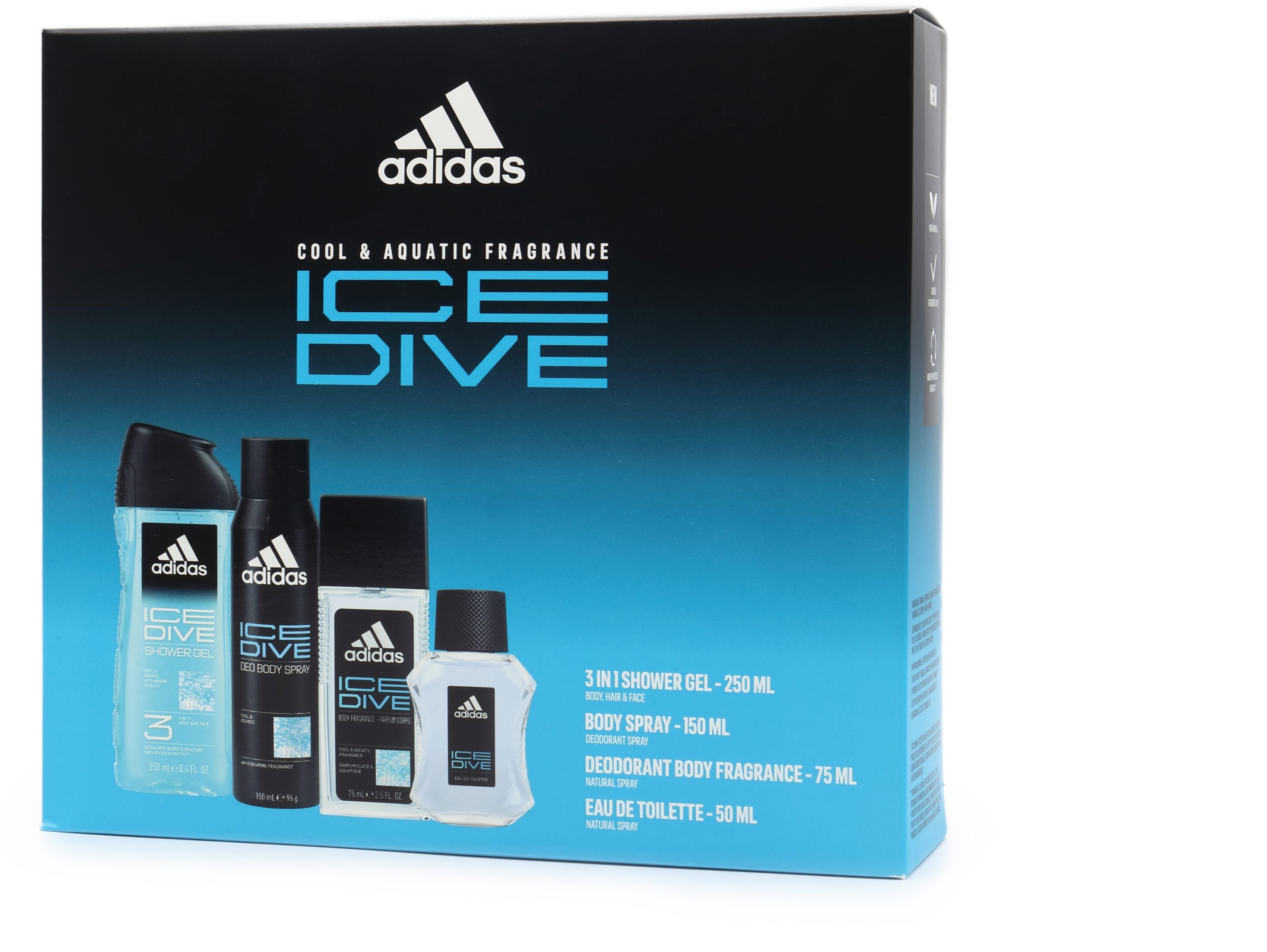 ADIDAS ICE DIVE EdT szett 525 ml