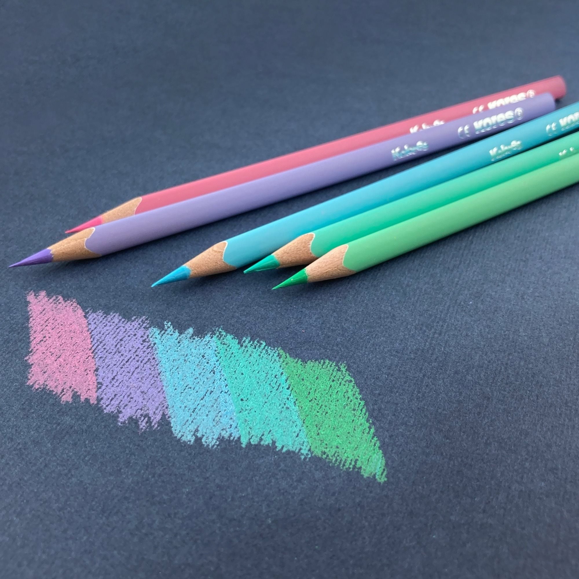 KORES Kolores Pastel LOLLIPOPZ színes ceruzák 24 színben