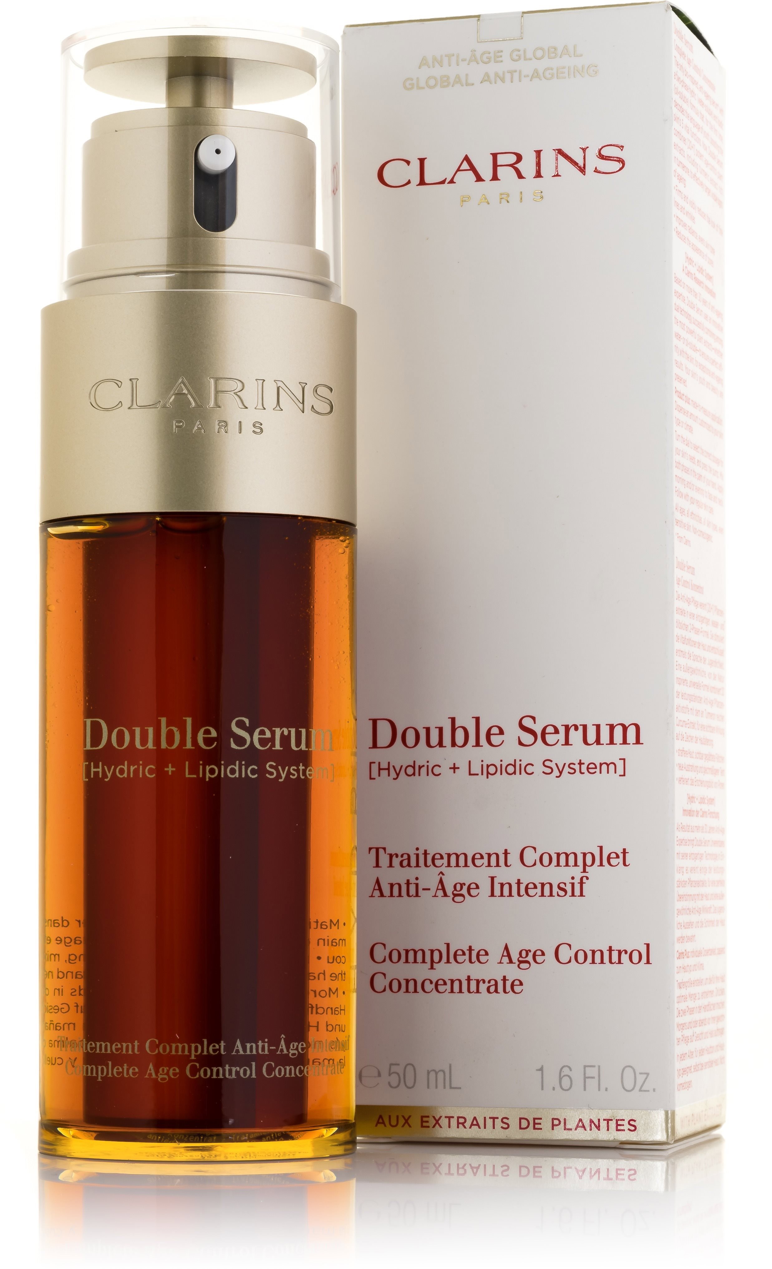 CLARINS Double Serum Anti-Ageing arcszérum 50 ml