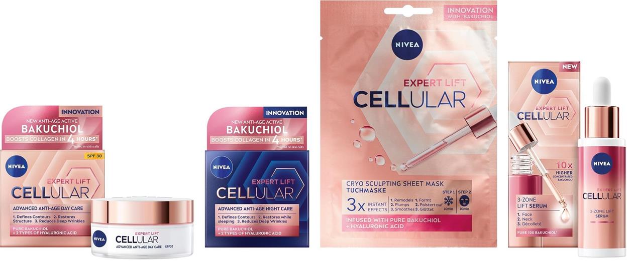 Kozmetikai készlet NIVEA Cellular Expert Lift Mask Set 130 ml
