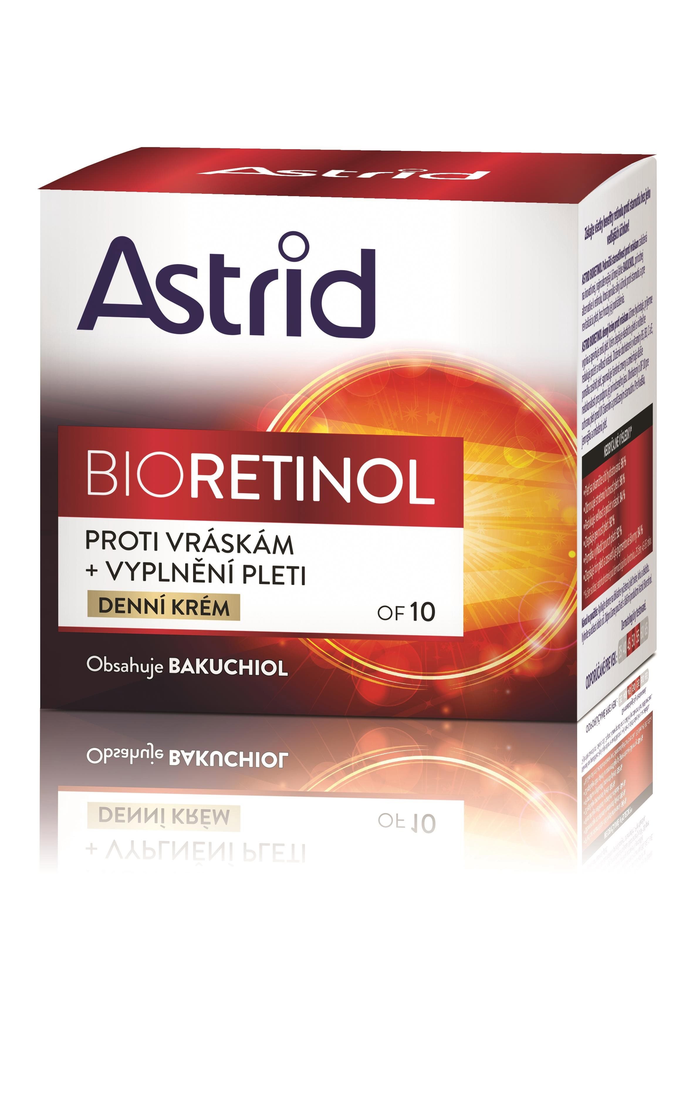 ASTRID Bioretinol ránctalanító nappali krém OF10 50 ml 2