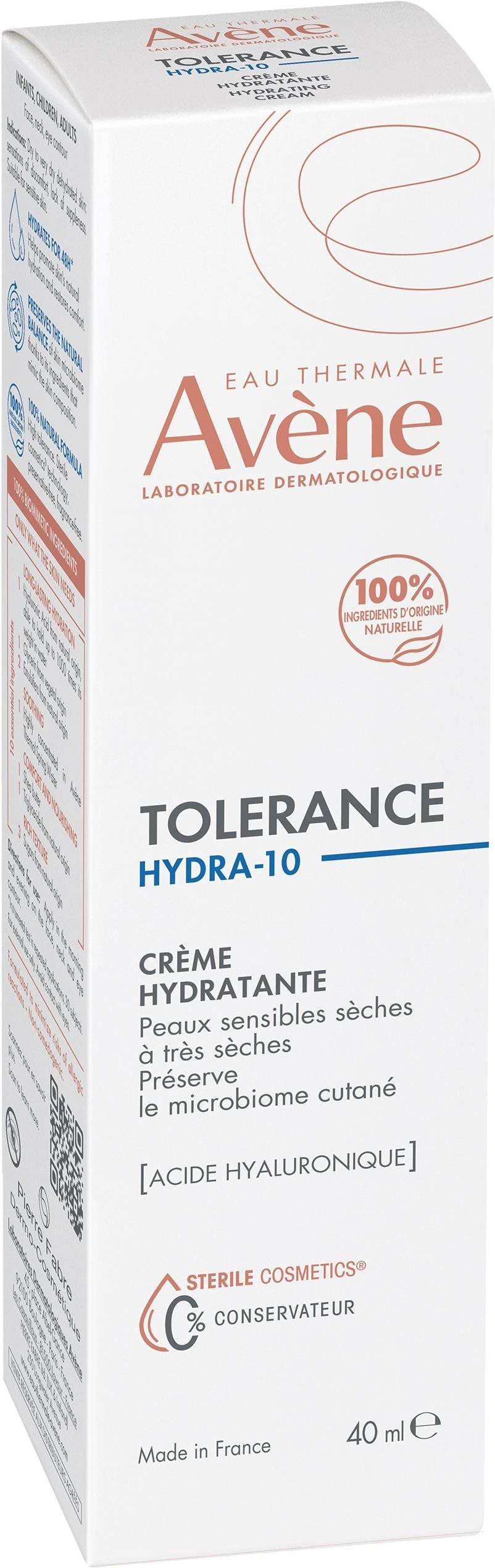 AVENE Tolerance HYDRA-10 hidratáló arckrém 40 ml
