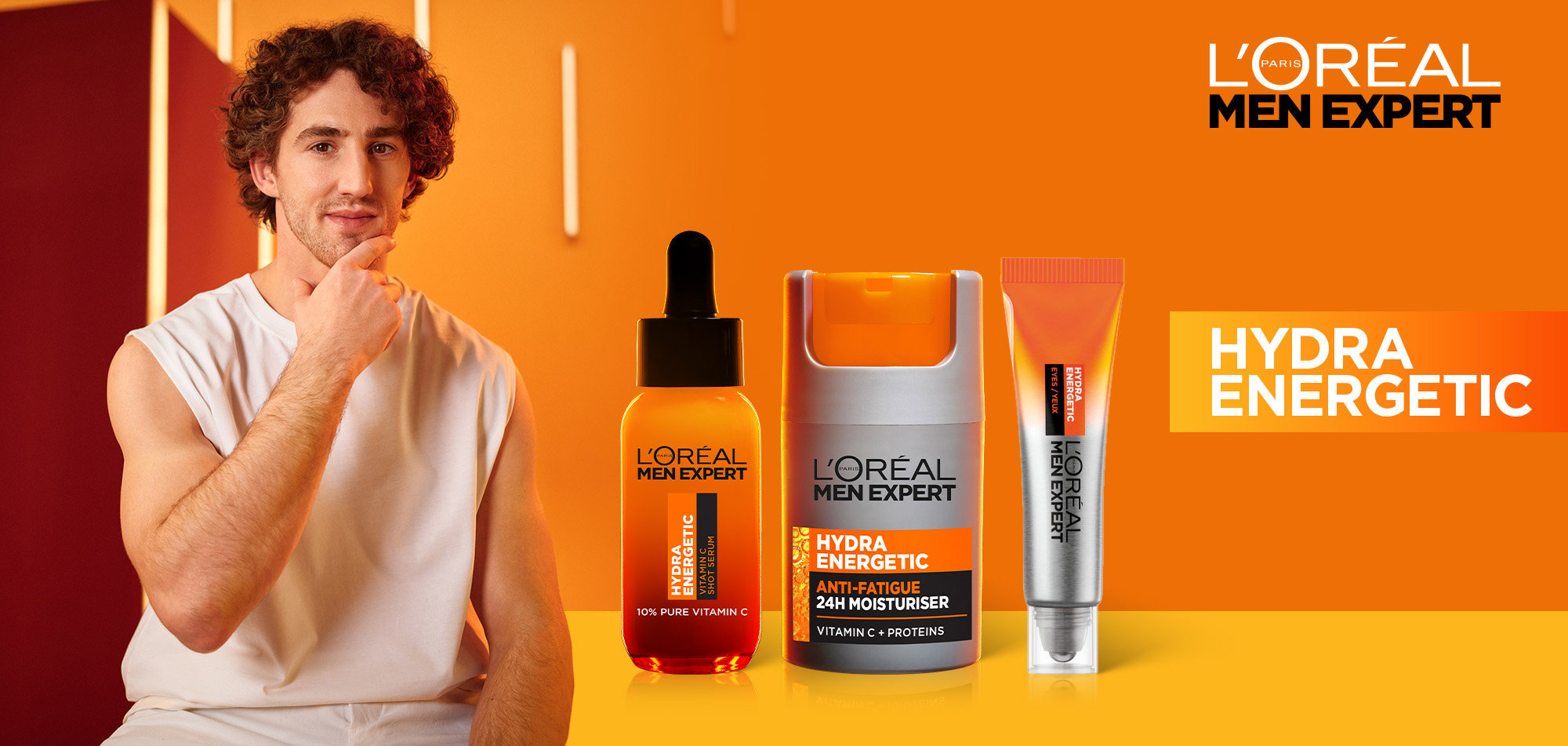 L'ORÉAL PARIS Men Expert Hydra Energetic szemránckrém 10 ml