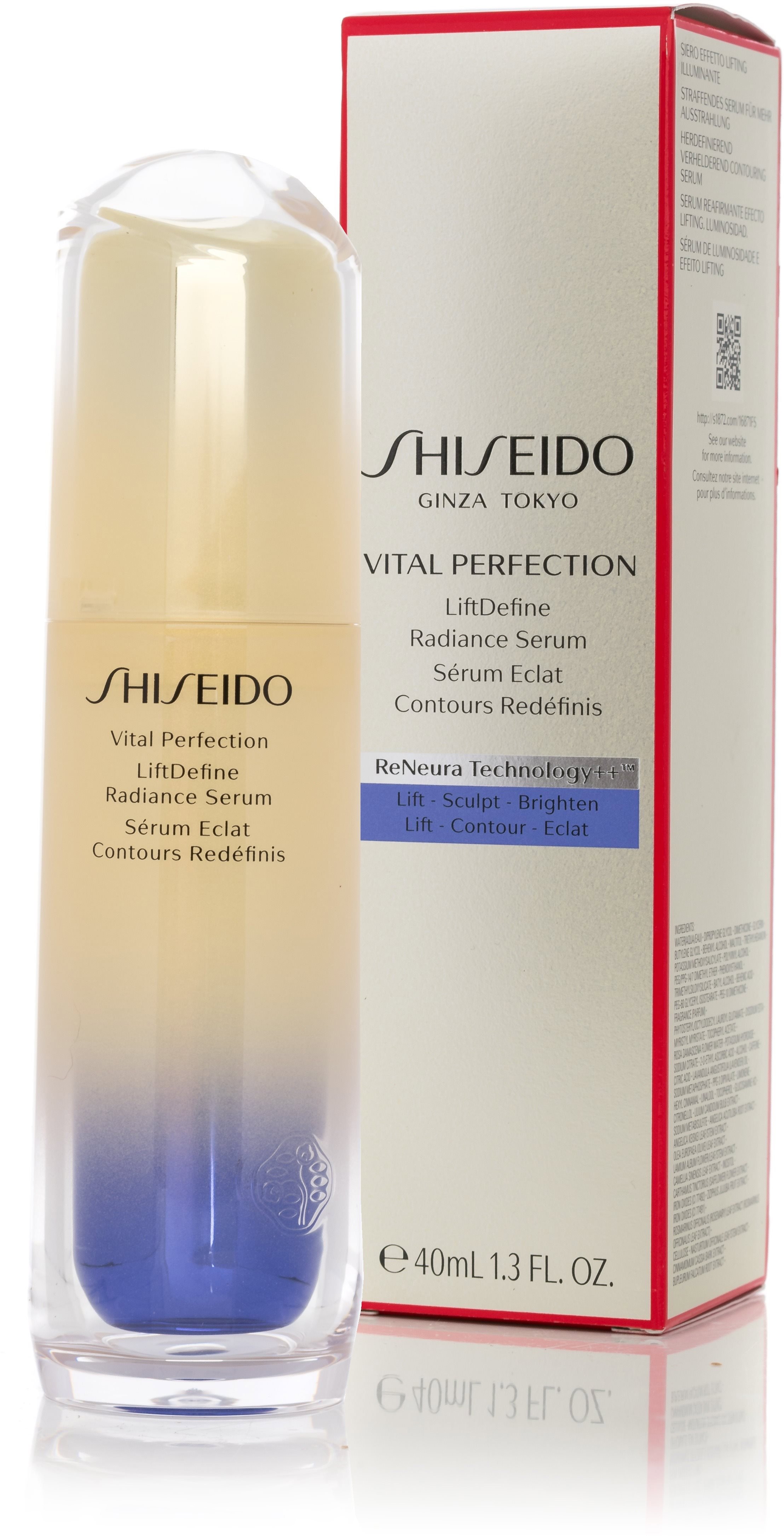 SHISEIDO Vital Perfection LiftDefine Radiance Serum arcszérum