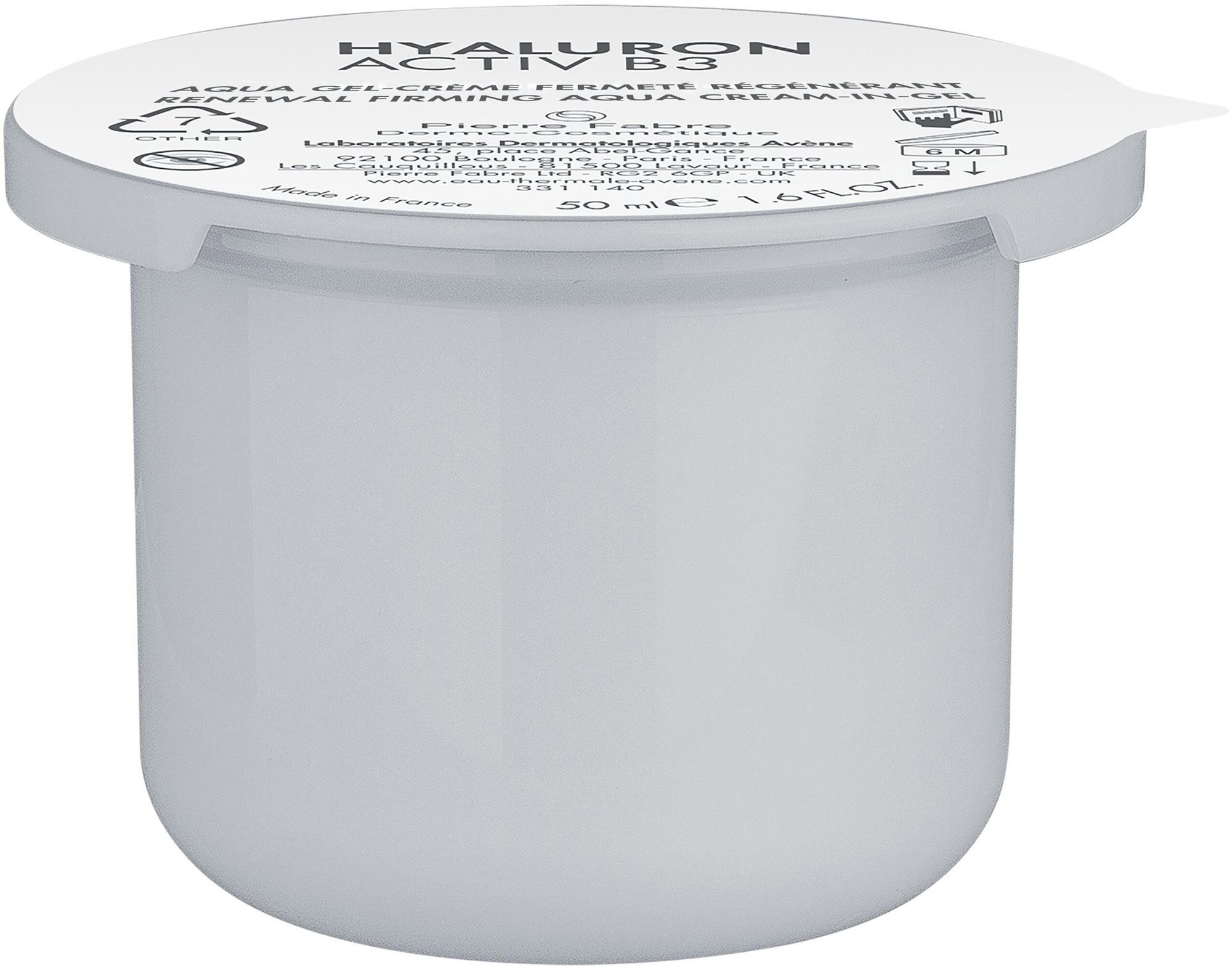 AVENE Hyaluron Activ B3 Aqua gél-krém utántöltő 50 ml