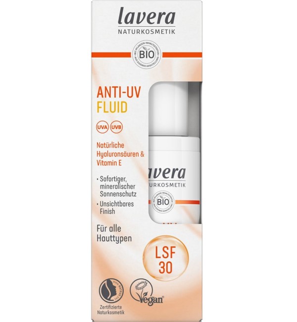 Bőrre való fluid LAVERA Anti-UV Fluid SPF 30 300 ml