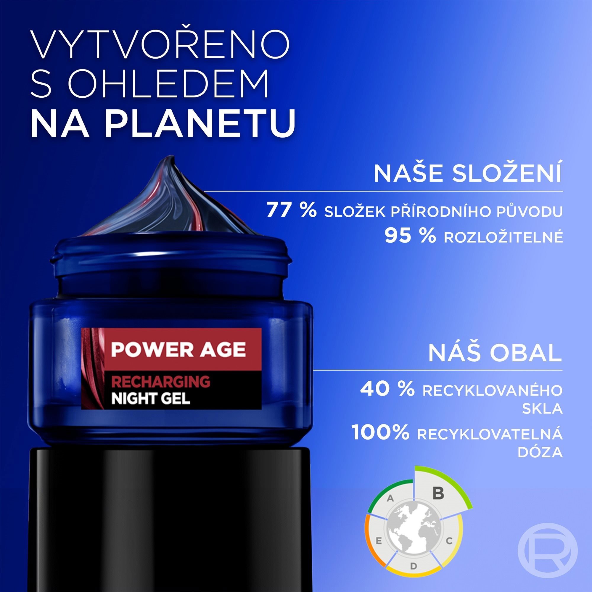 L'ORÉAL PARIS Men Expert Power Age Night Gel 50ml