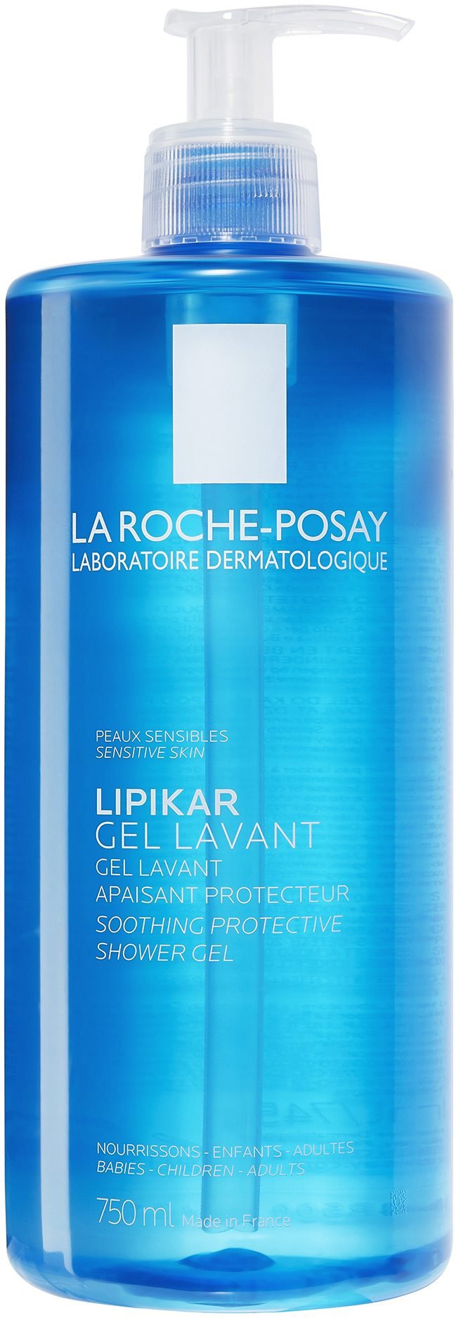 LA ROCHE-POSAY Lipikar Gel Lavant tusfürdő 750 ml