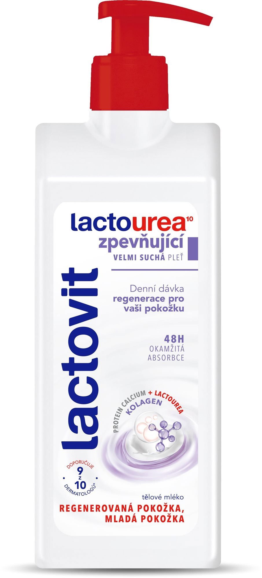 LACTOVIT Lactourea Feszesítő Testápoló tej 400 ml