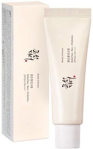 BEAUTY OF JOSEON Relief Sun Rice+ Probiotics SPF50+ PA++++ arckrém - védő arckrém 50 ml