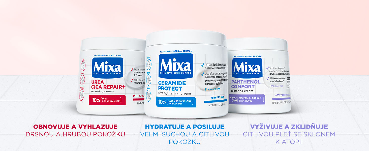 MIXA Urea Cica Repair+ 400 ml testápoló krém