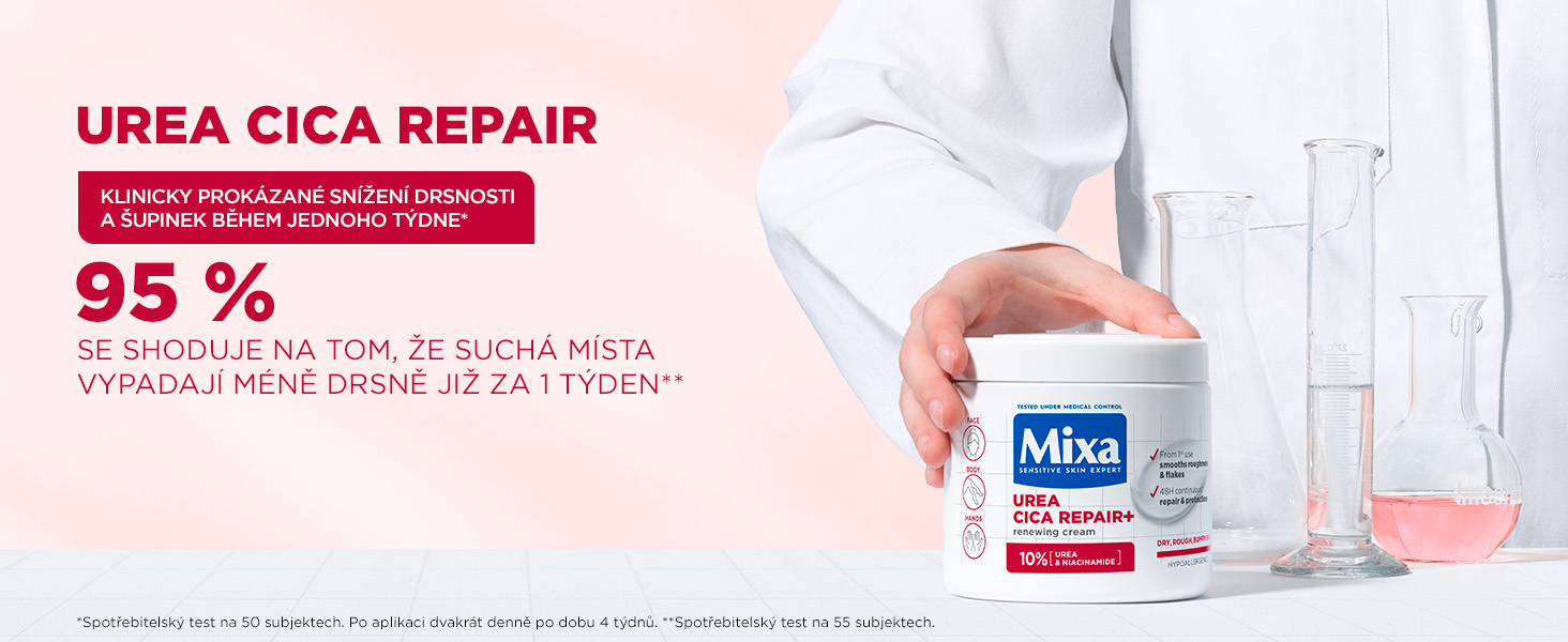 MIXA Urea Cica Repair+ 400 ml testápoló krém