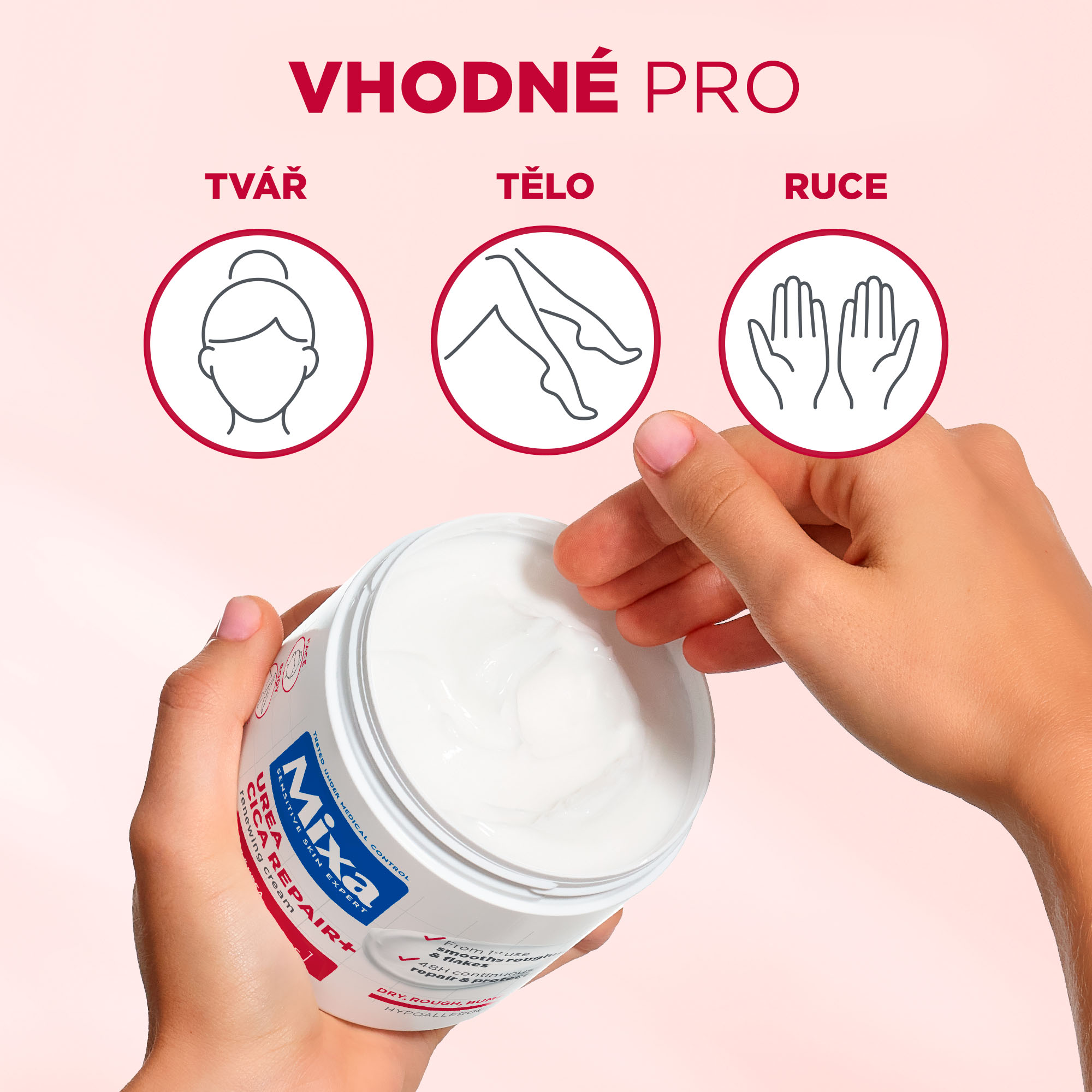 MIXA Urea Cica Repair+ 400 ml testápoló krém