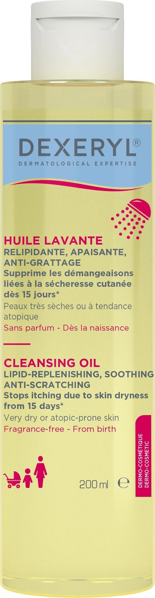 DEXERYL tusoló olaj 200 ml