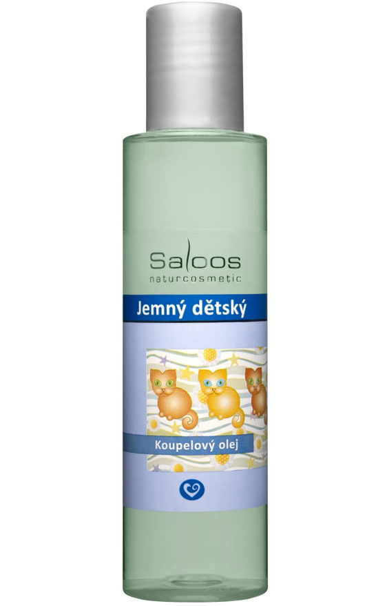 SALOOS gyengéd baba fürdőolaj, 125 ml