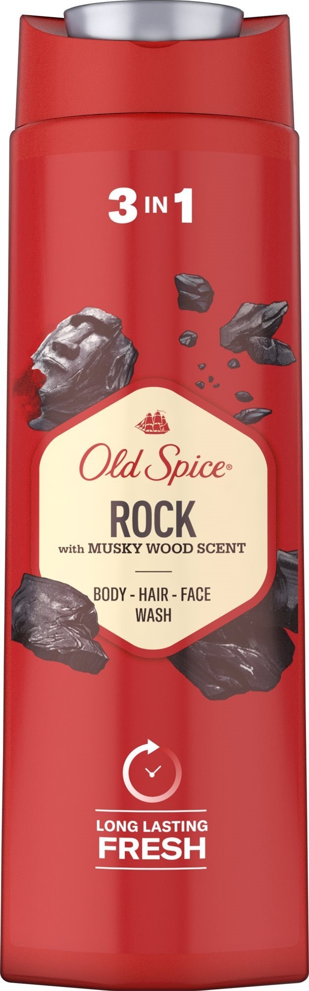 Az Old Spice Rock tusfürdő frissességet és energiát ad a testednek