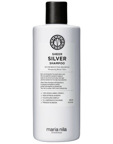 MARIA NILA Sheer Silver Shampoo 350 ml természetes sampon