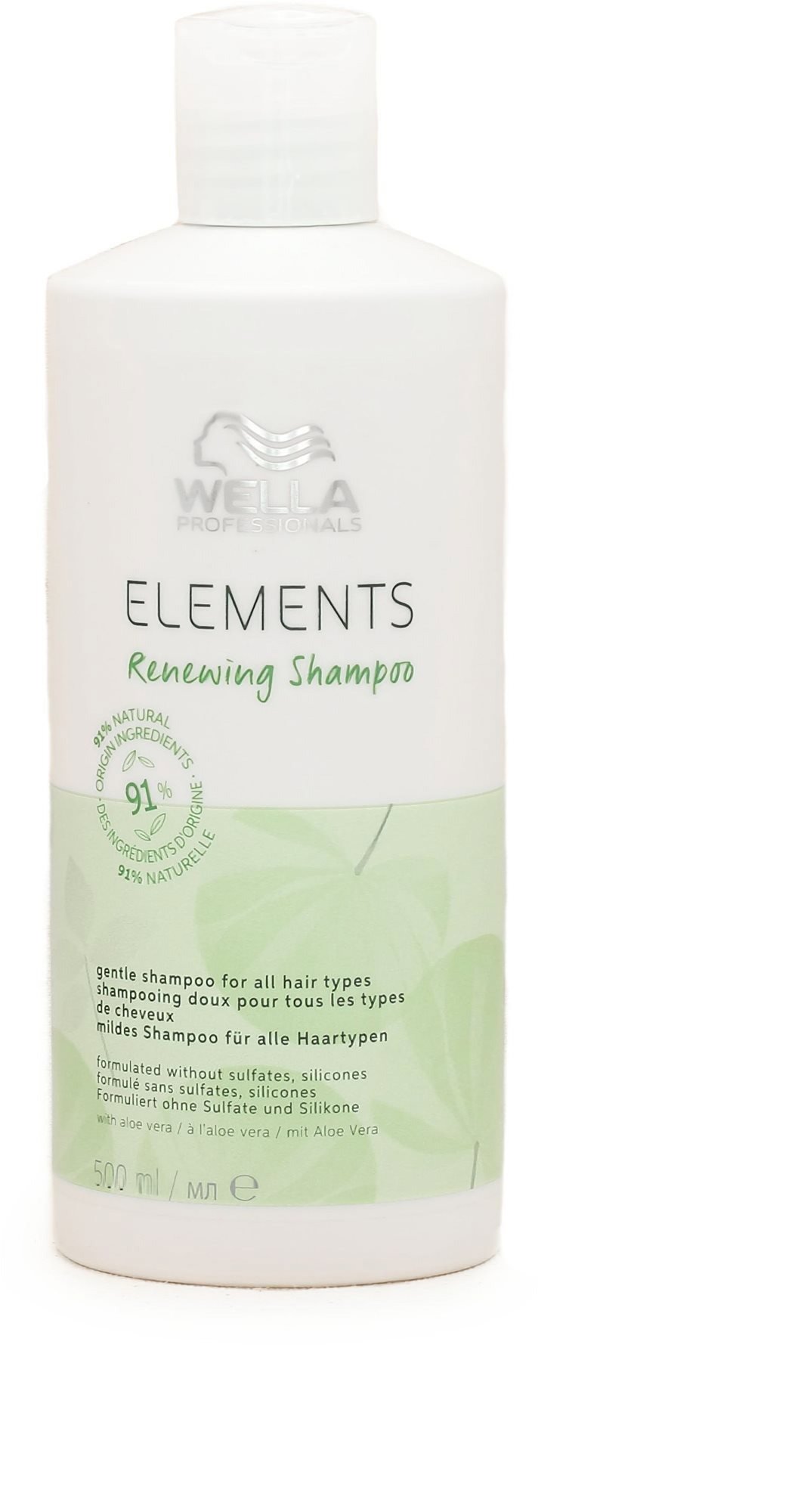 A WELLA PROFESSIONALS Elements Renewing Shampoo minden hajtípusra alkalmas.