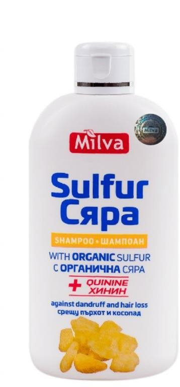 MILVA sampon sampon kén és kinin 200 ml