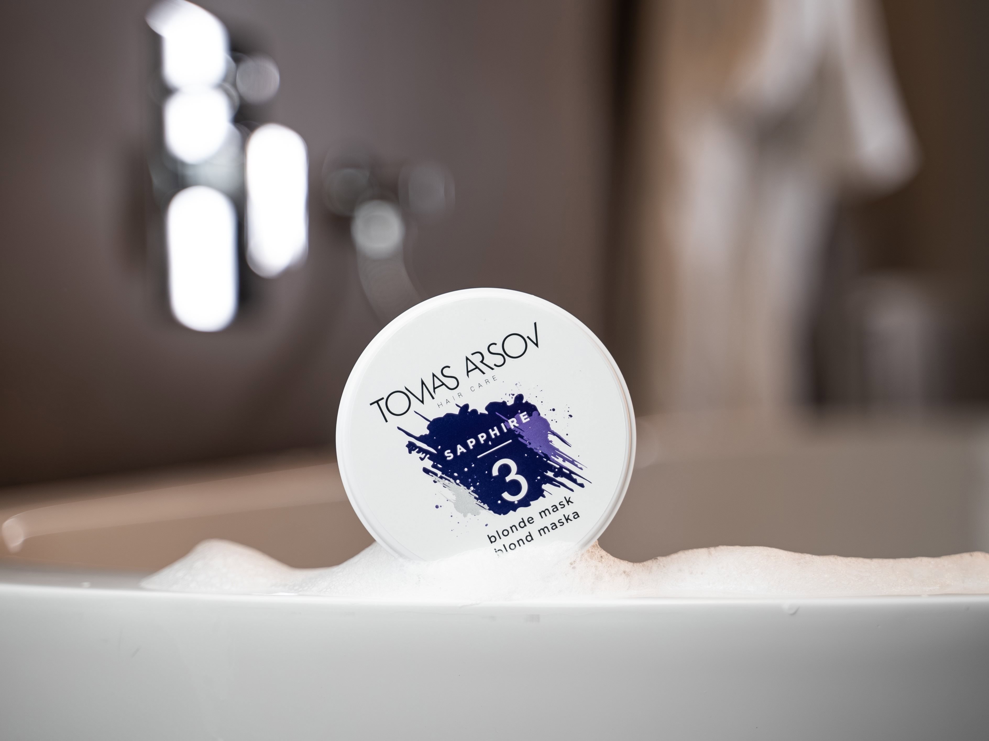 TOMAS ARSOV Sapphire blond hajpakolás