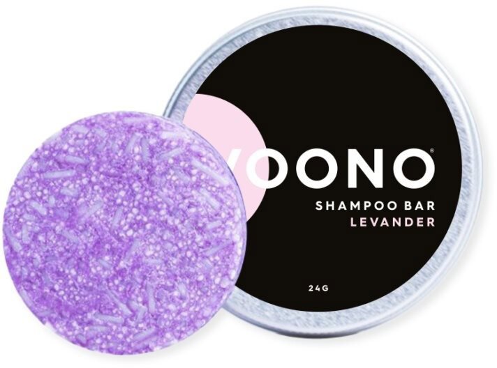 VOONO Levendula mini sampon 24 g szilárd sampon