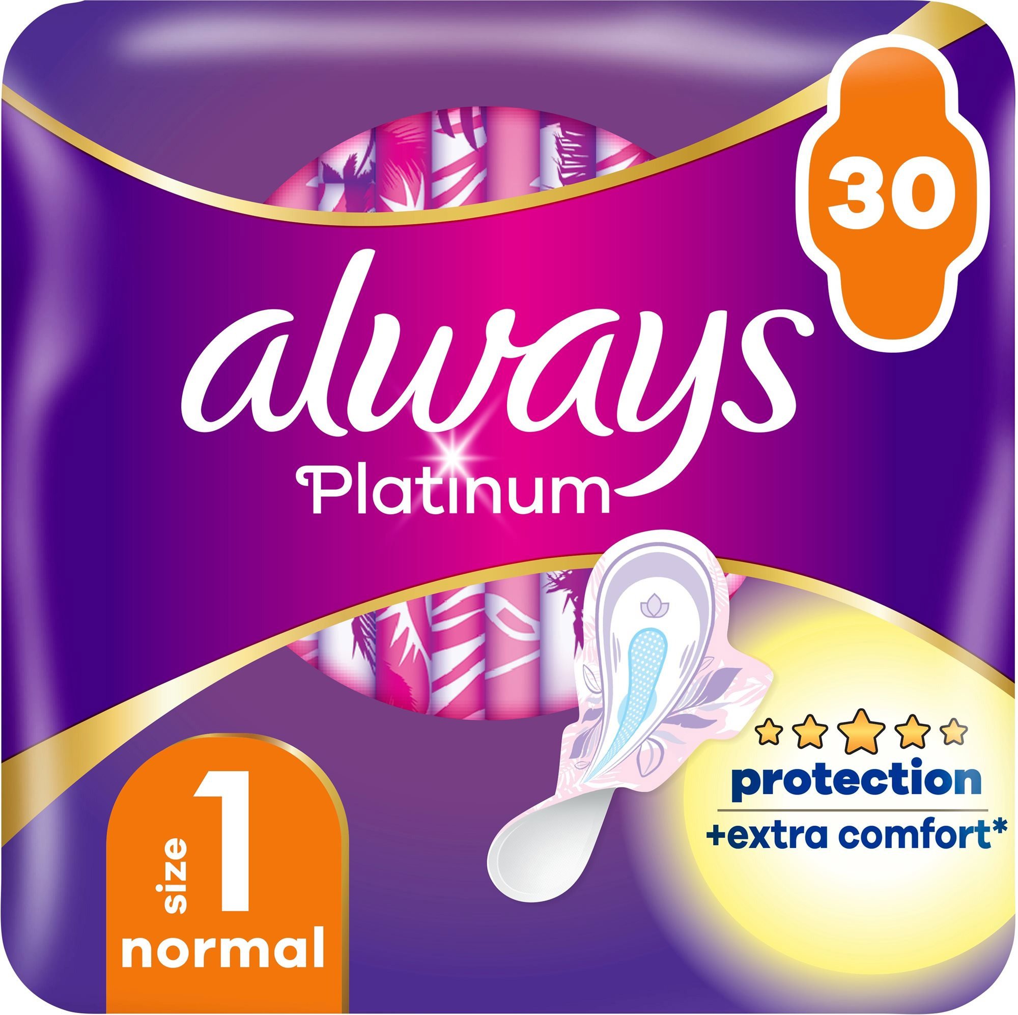 ALWAYS Platinum Normal menstruációs betét, 30 db