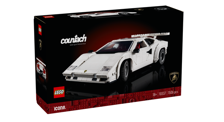 LEGO® Ikonok 10337 Lamborghini Countach 5000 Quattrovalvole Lamborghini Countach 5000 Quattrovalvole