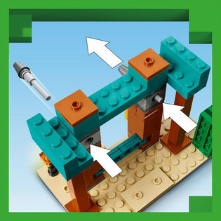 LEGO® Minecraft® 21267 Sivatagi rajtaütéses őrjárat