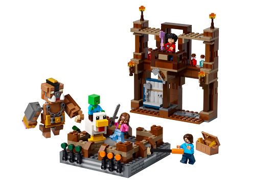 LEGO® Minecraft® 21272 Harci gyűrű az erdei kastélyban