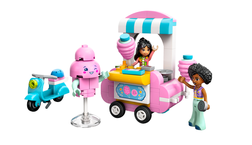 LEGO® Friends Vattacukorárus pult és robogó 42643
