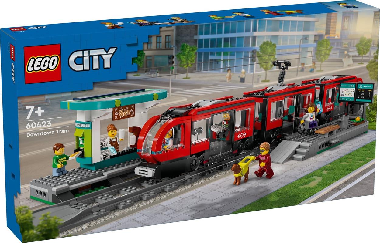 LEGO® City 60423 Belvárosi villamos és megálló 60423