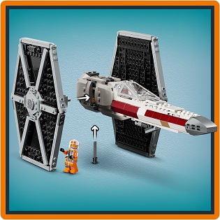 LEGO építőkészlet LEGO® Star Wars™ 75393 TIE vadászgép és X-szárnyú - kombinált építőkészlet