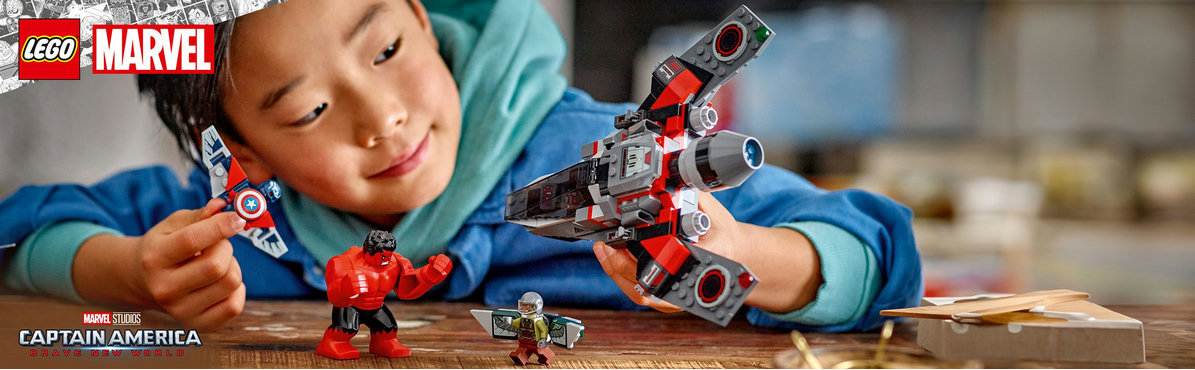 LEGO® Marvel 76292 Csata: Amerika Kapitány vs. Vörös Hulk