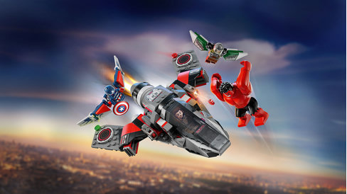 LEGO® Marvel 76292 Csata: Amerika Kapitány vs. Vörös Hulk