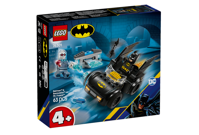 LEGO® DC Batman™ Batman™ és a Batmobile™ vs. Mr. Freeze™ 76301