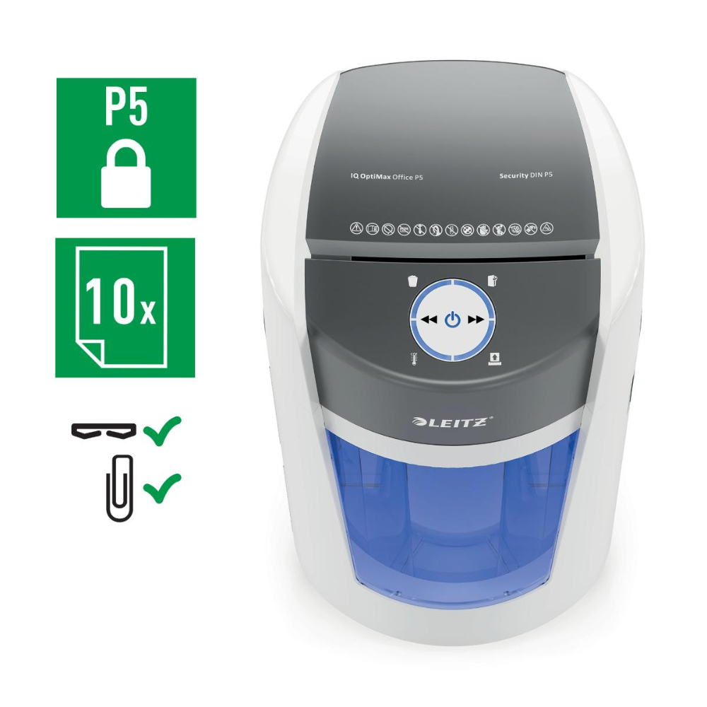 Leitz IQ OptiMax Office P5 iratmegsemmisítő
