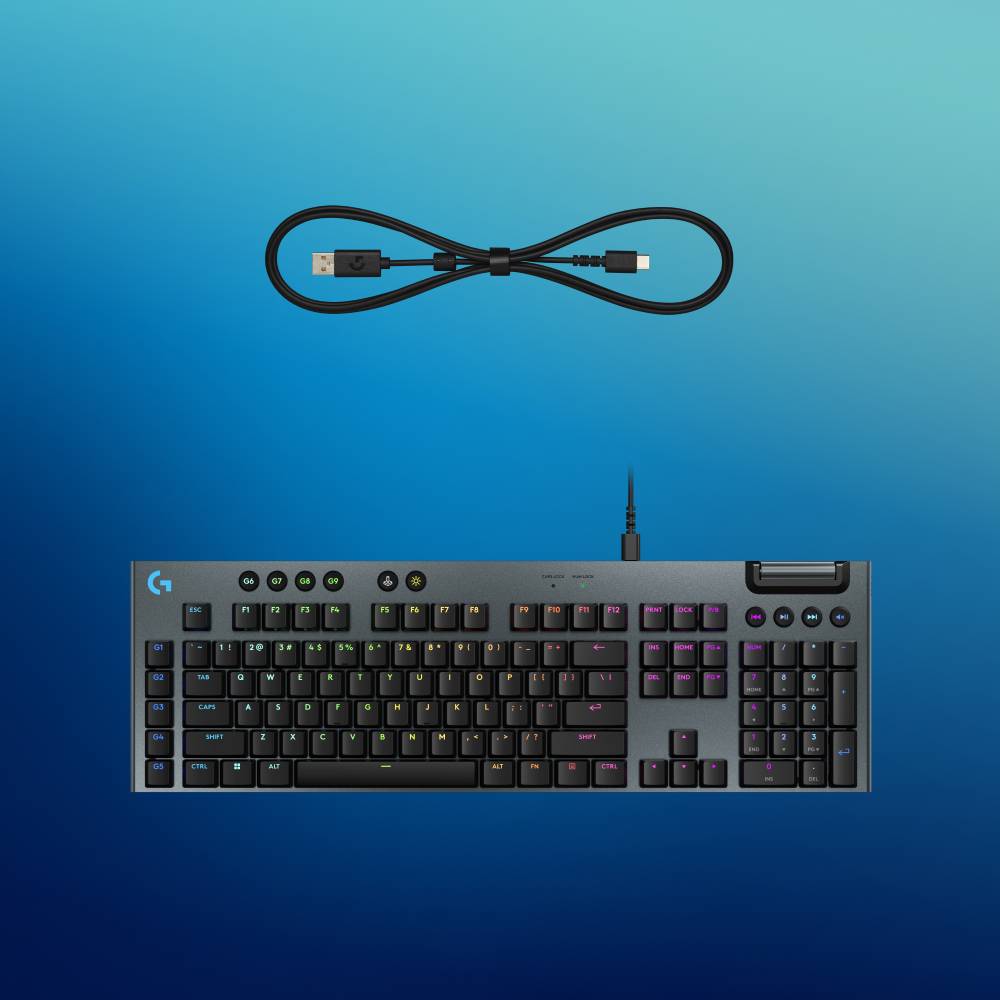 Logitech G915 X gaming billentyűzet, fekete - US INTL
