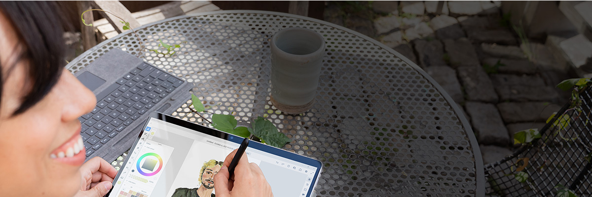 Microsoft Surface Pro billentyűzet Slim Pen Platinum ENG