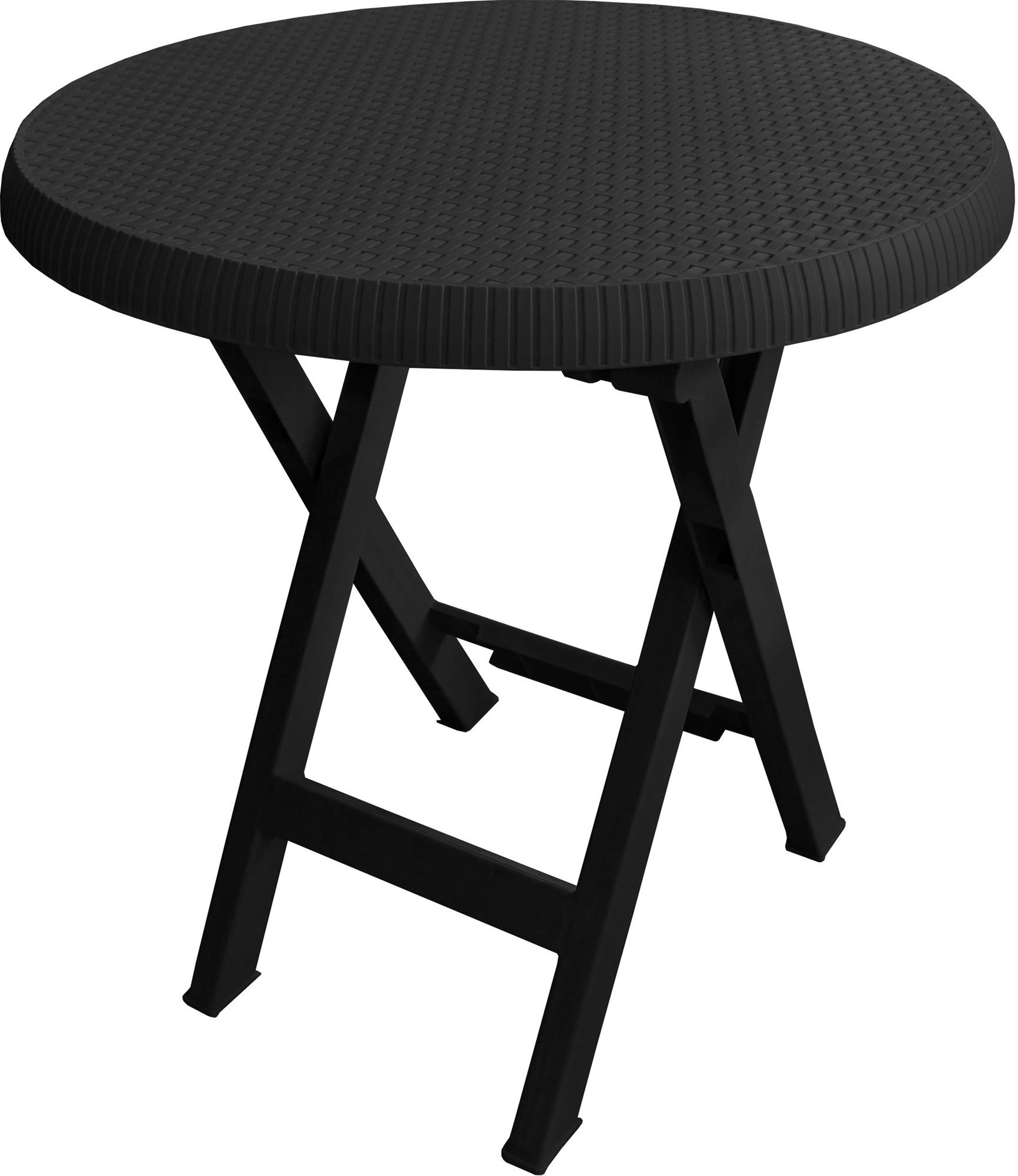 MEGAPLAST TEO kerti asztal, antracit 70cm