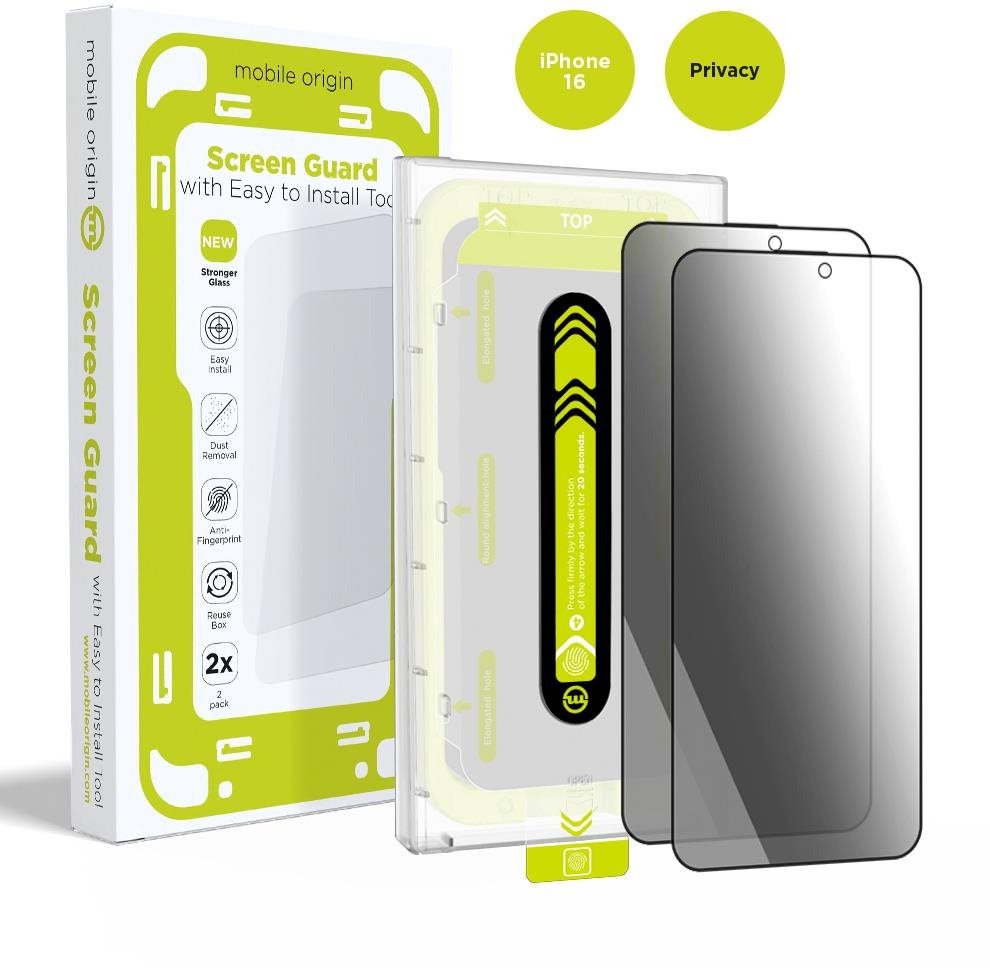 Mobile Origin Screen Guard Privacy With Easy Applicator üvegfólia