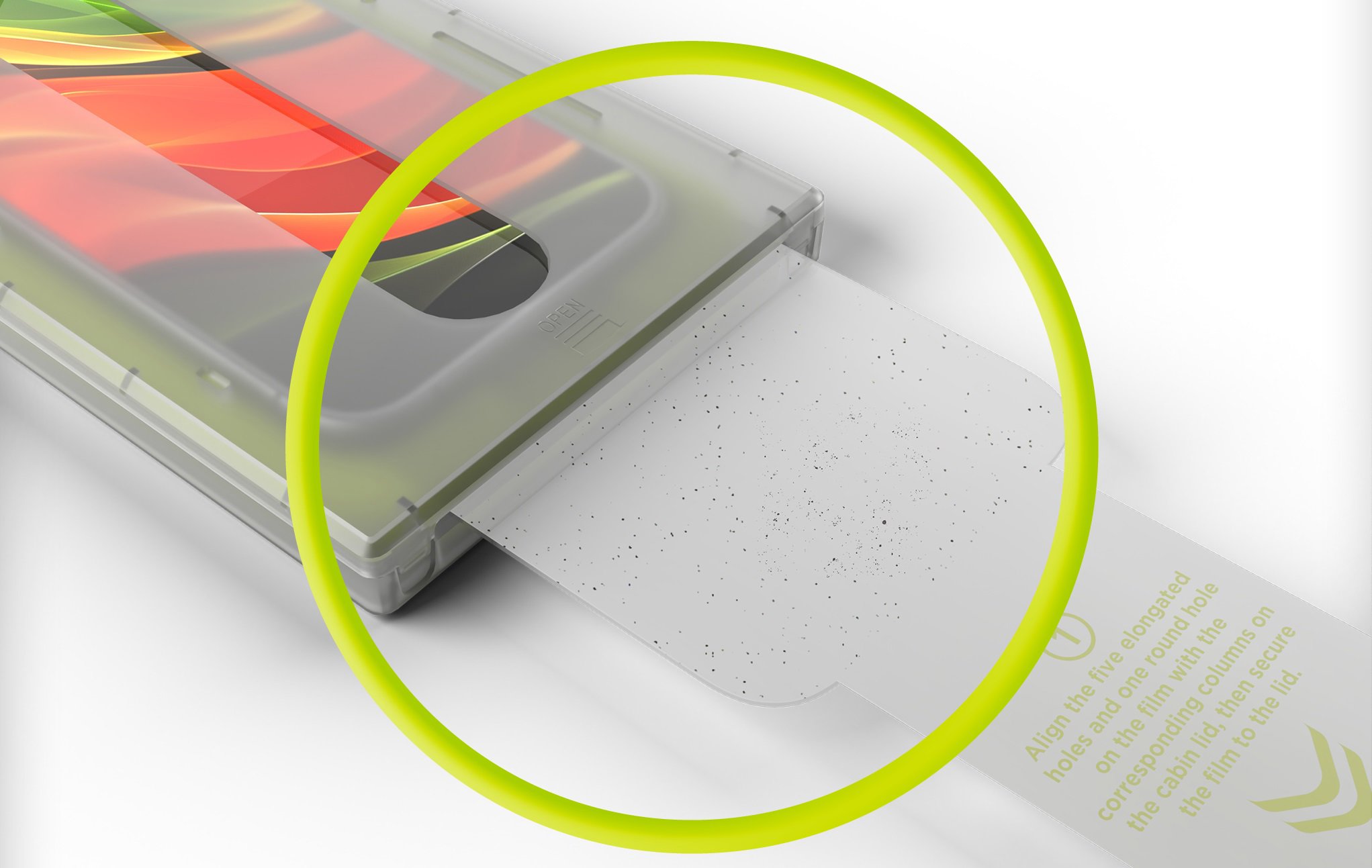 Mobile Origin Screen Guard Case Friendly With Easy Applicator üvegfólia