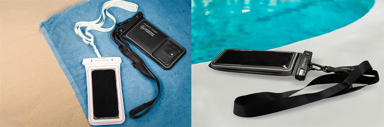 Mobile Origin Waterproof Floating Case 6.5" Black/White vízálló tok