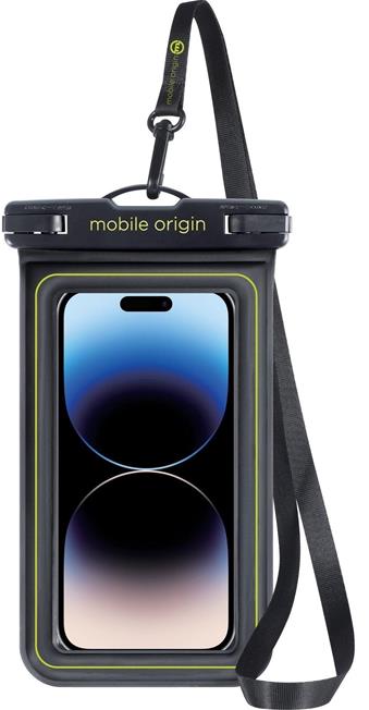 Mobile Origin Waterproof Floating Case 6.5" Black/Green vízálló tok